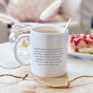 Tasse Ankerzeit, Geschenk, Geburtstag
