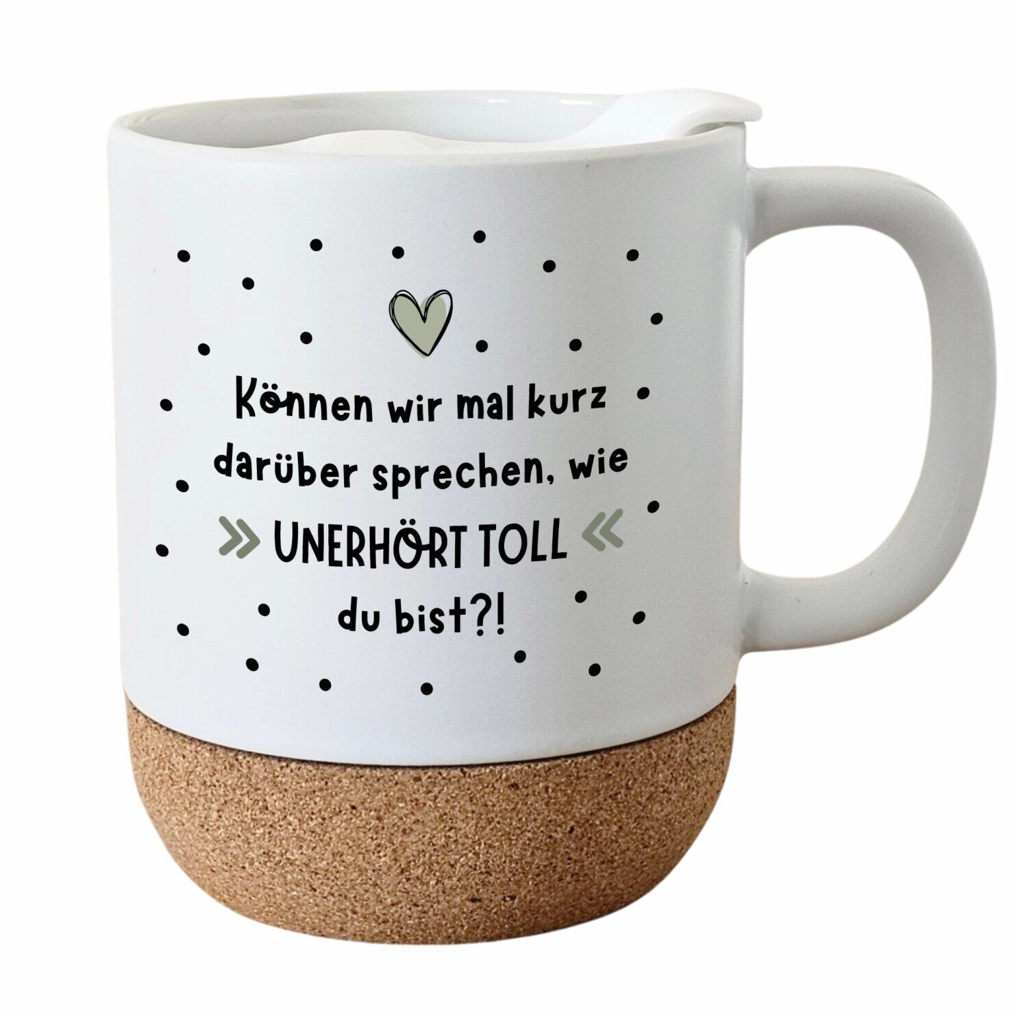 Tasse Kork Können Wir Mal Kurz Geschenk, Liebe Kuestenglueck