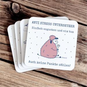 Untersetzer Freude Anti Stress Kuestenglueck