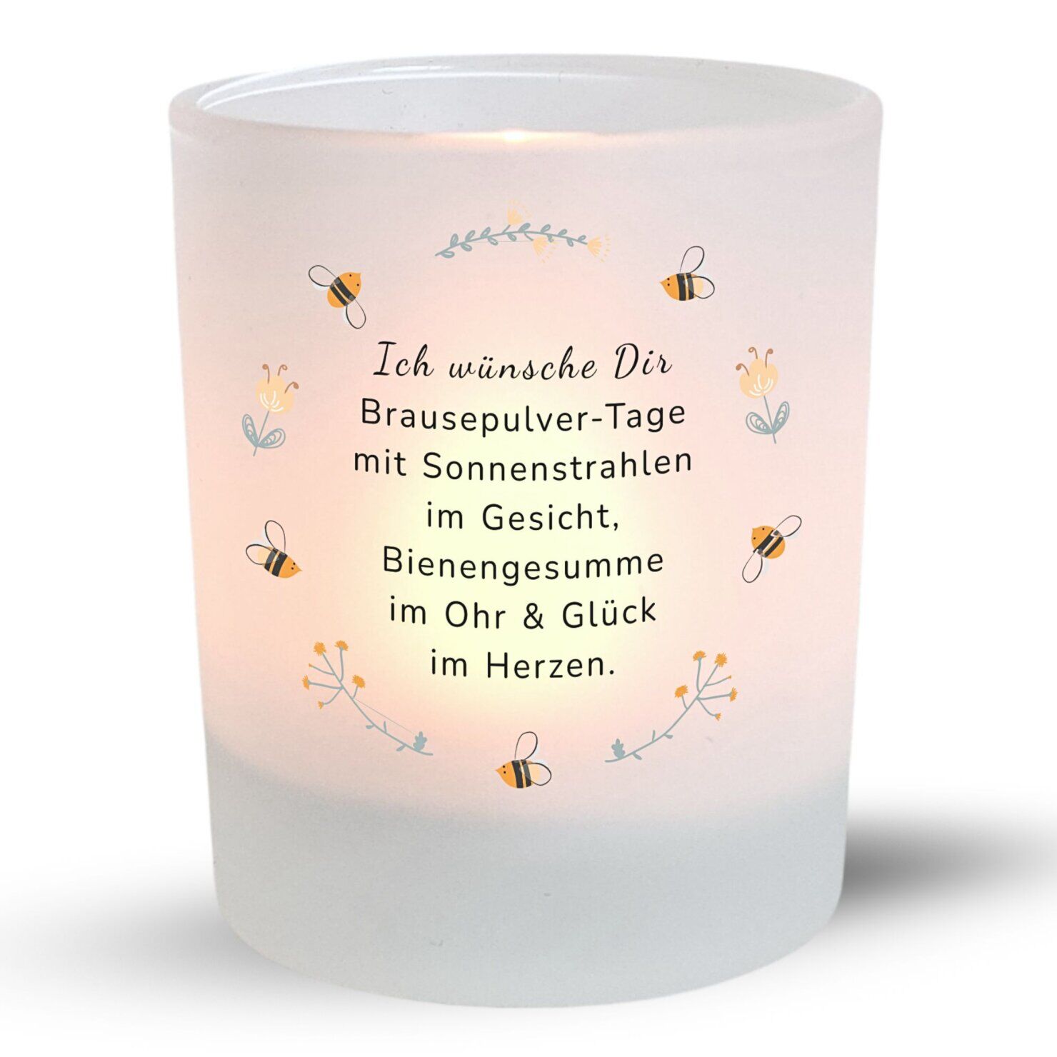 Windlicht Brausepulver Geschenk Freundin Kuestenglueck
