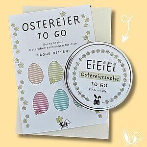 Geschenkset Ostern Ostereier Lustig Kuestenglueck