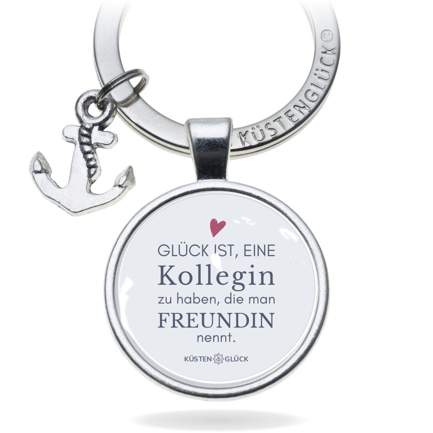 KÜSTENGLÜCK® Schlüsselanhänger Geschenk für KOLLEGIN I Geschenk Kollegin Geburtstag I Kollegin Geschenk danke I Geschenkidee Arbeitskollegin