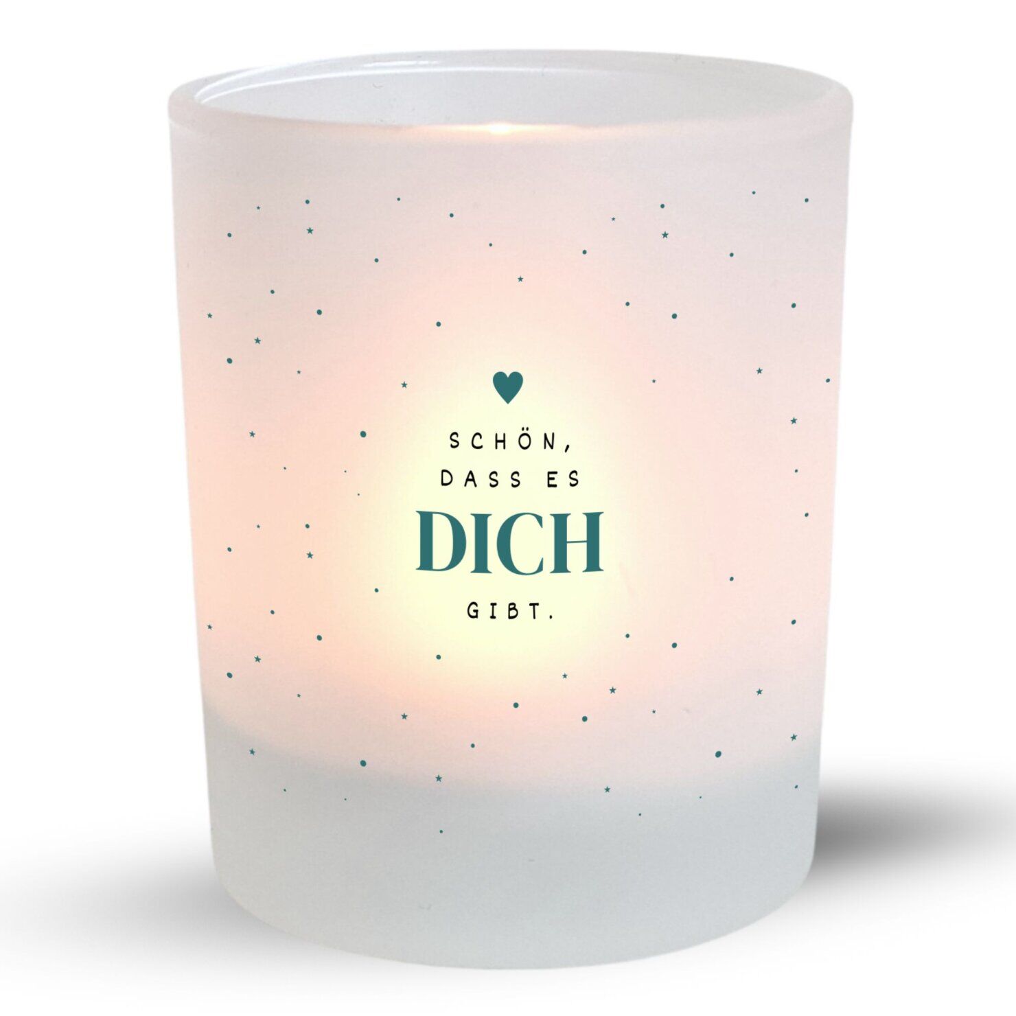 Windlicht Dass Es Dich Gibt Geschenk Freundin Kuestenglueck 8