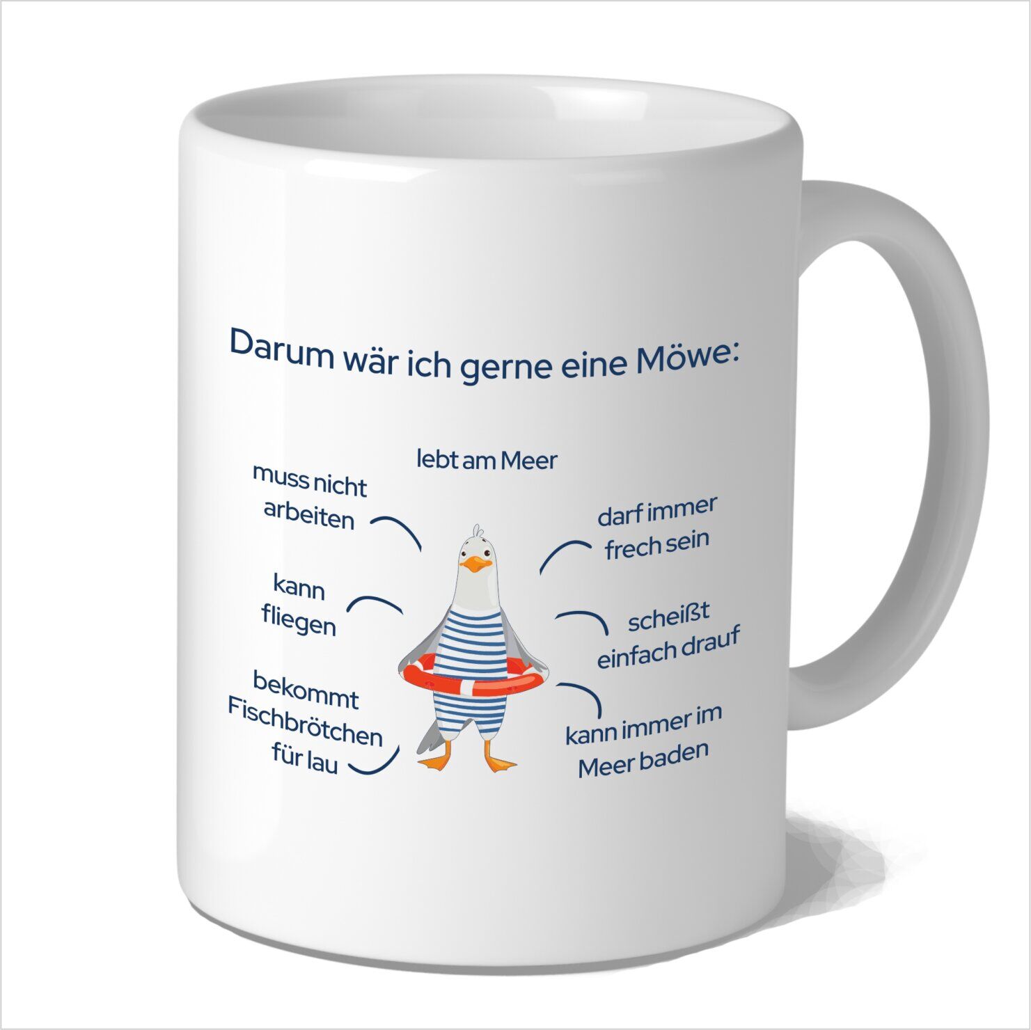 Tasse Möwe Geschenk, Geburtstag3