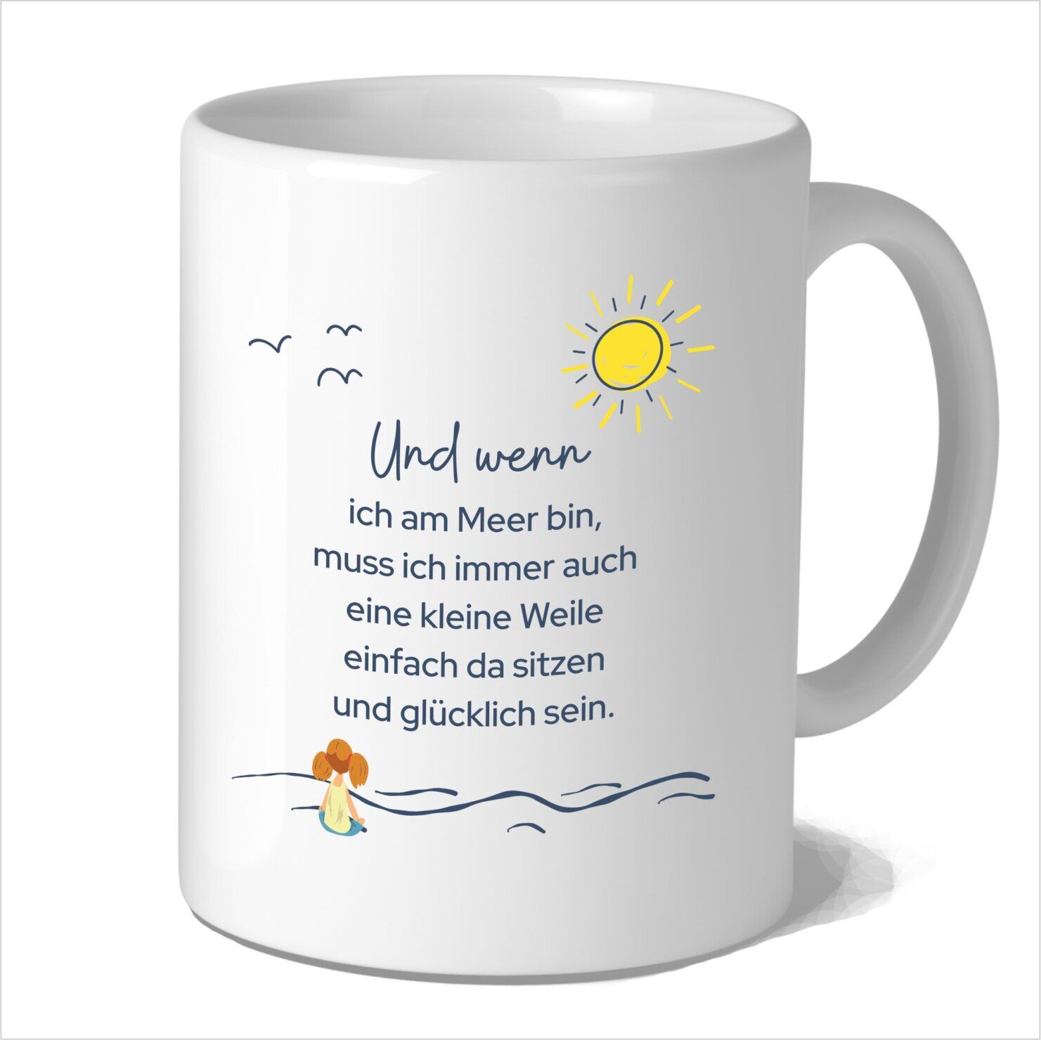 Tasse Wenn Ich Am Meer Bin Geschenk Meer, Geburtstag