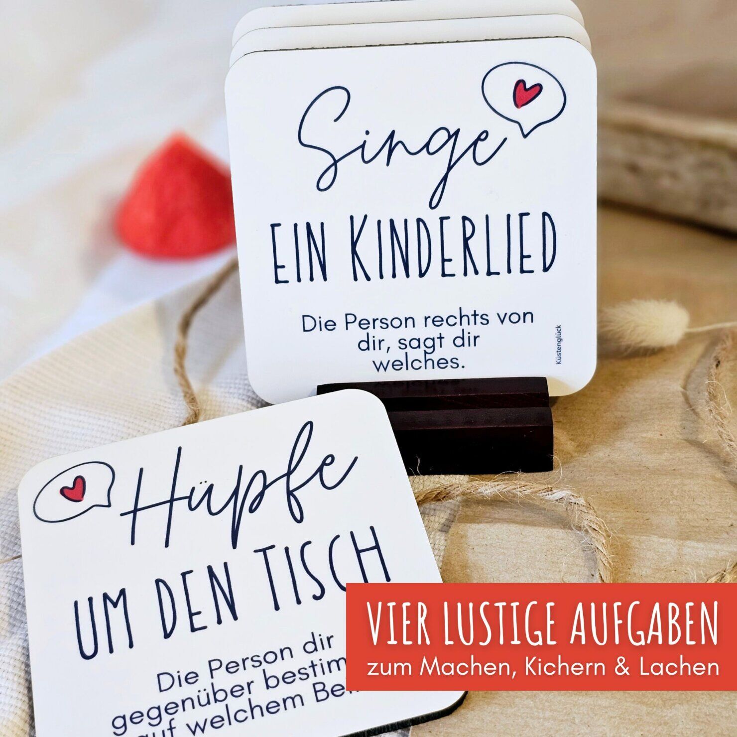 Untersetzer Gute Laune Diy Lustig Geschenk Tischdeko Kuestenglueck